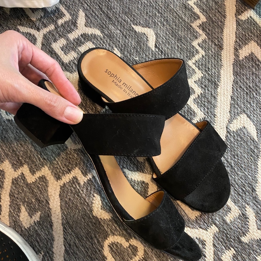 Sophia Milano Slip On Heels